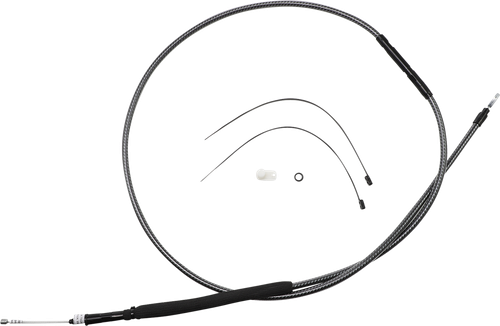 MAGNUM SHIELDING 722312HE High-Efficiency Polished KARBONFIBR Clutch Cable - 74-11/16"