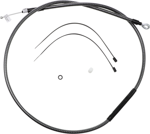 MAGNUM SHIELDING 72252HE High-Efficiency Polished KARBONFIBR Clutch Cable - 57-1/4"