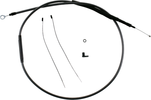 MAGNUM SHIELDING 7236-67 Redesigned Polished KARBONFIBR Clutch Cable - 67-3/4"