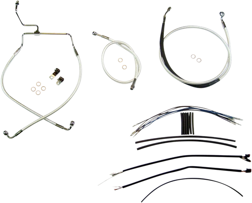 MAGNUM SHIELDING 387861 Sterling Chromite II® Designer Handlebar Installation Kit - 12"-14" - '17-'19 FLTR - 12"-14" '17-'19 FLTR