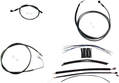 MAGNUM SHIELDING 487882 Black Pearl™ Upper Handlebar Installation Kit - 15"-17" - '17-'20 FLTR - 15"-17" '17-'20 FLTR