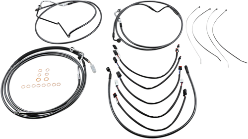 MAGNUM SHIELDING 487412 Black Pearl™ Designer Handlebar Installation Kit - 15"-17" - '17-'19 FLHRXS - 15"-17" '17-'19 FLHRXS