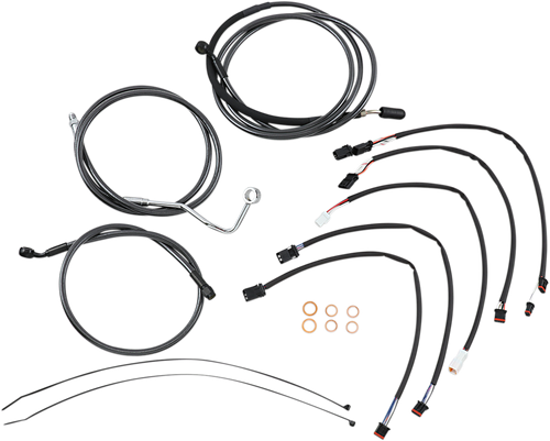 MAGNUM SHIELDING 487422 Black Pearl™ Upper Handlebar Installation Kit - 15"-17" - '17-'19 FLHRXS - 15"-17" '17-'19 FLHRXS