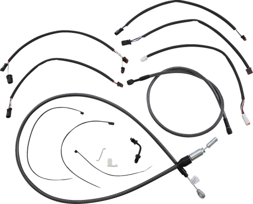 MAGNUM SHIELDING 7871181 KARBONFIBR Designer Handlebar Installation Kit - 12"-14" - '18-'24 Softail - 12"-14" '18-'24 Softail
