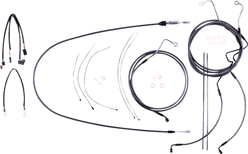 MAGNUM SHIELDING 7871222 KARBONFIBR Designer Handlebar Installation Kit - 15"-17" - '21-'22 FLHR - 15"-17" '21-'22 FLHR