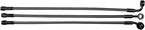MAGNUM SHIELDING 47225 Brake Line - 10mm-90° - 25" - Black Pearl - 10mm-90° 25" Black Pearl