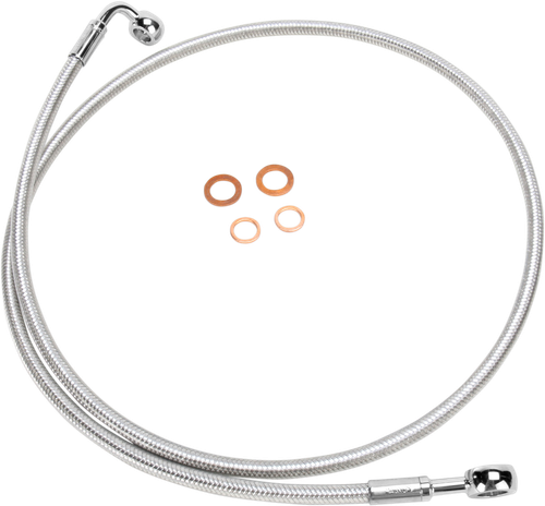 MAGNUM SHIELDING 36448SW Brake Line - 180/90° - 48" - Sterling Chromite II - 180/90° 48" Sterling Chromite II