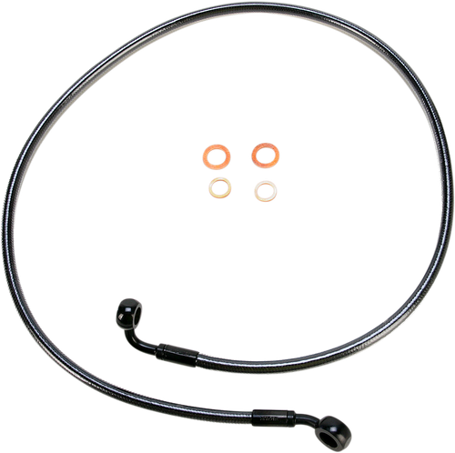 MAGNUM SHIELDING 46140SW Brake Line - 35/90° - 40" - Black Pearl - 35/90° 40" Black Pearl