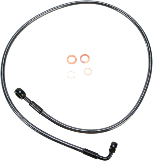 MAGNUM SHIELDING 46440SW Brake Line - 180/90° - 40" - Black Pearl - 180/90° 40" Black Pearl