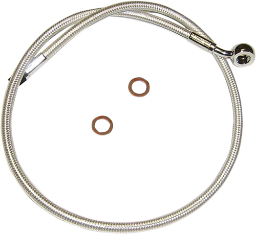 MAGNUM SHIELDING AS37115 Brake Line - 10mm-35° - 15" - Sterling Chromite II - 10mm-35° 15" Sterling Chromite II