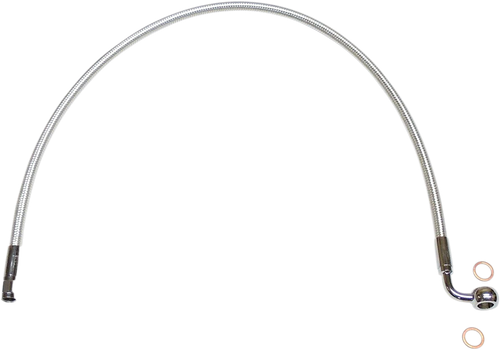 MAGNUM SHIELDING AS37228 Brake Line - 10 mm-90° - 28" - Sterling Chromite II - 10 mm-90° 28" Sterling Chromite II