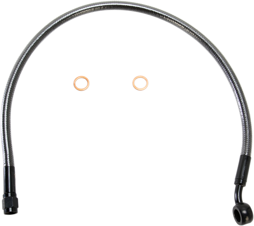 MAGNUM SHIELDING AS47119 Brake Line - 10mm-35° - 19" - Black Pearl - 10mm-35° 19" Black Pearl