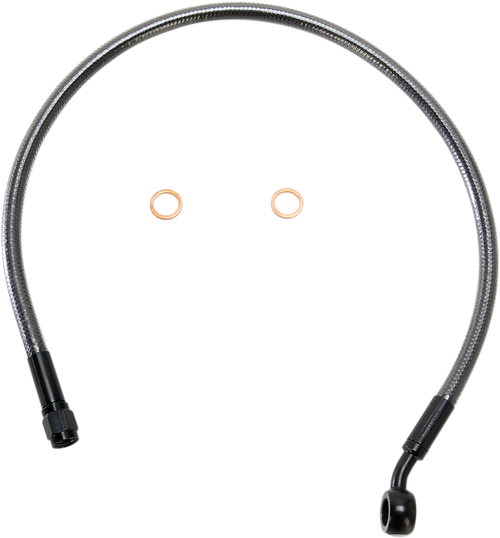MAGNUM SHIELDING AS47121 Brake Line - 10mm-35° - 21" - Black Pearl - 10mm-35° 21" Black Pearl