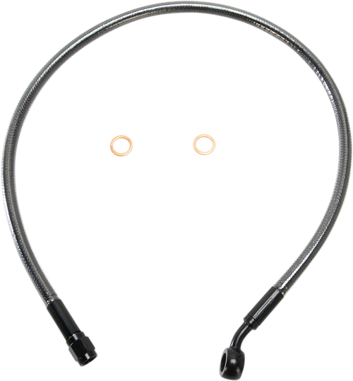 MAGNUM SHIELDING AS47124 Brake Line - 10 mm-35° - 24" - Black Pearl - 10 mm-35° 24" Black Pearl