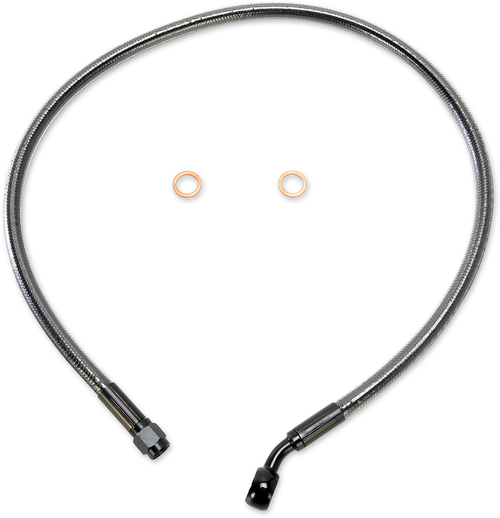 MAGNUM SHIELDING AS47128 Brake Line - 10 mm-35° - 28" - Black Pearl - 10 mm-35° 28" Black Pearl
