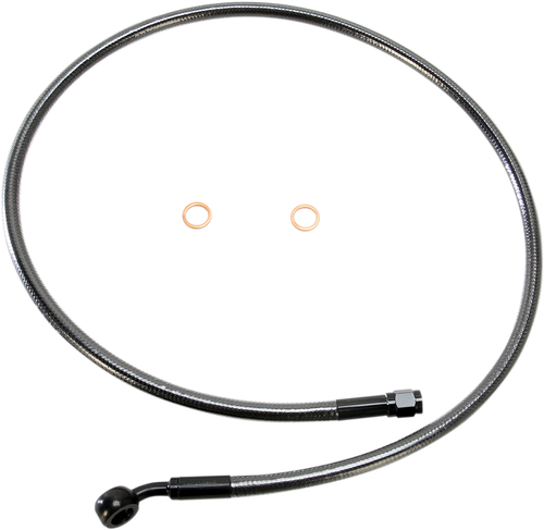 MAGNUM SHIELDING AS47134 Brake Line - 10 mm-35° - 34" - Black Pearl - 10 mm-35° 34" Black Pearl