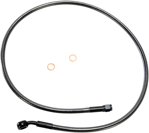 MAGNUM SHIELDING AS47136 Brake Line - 10 mm-35° - 36" - Black Pearl - 10 mm-35° 36" Black Pearl