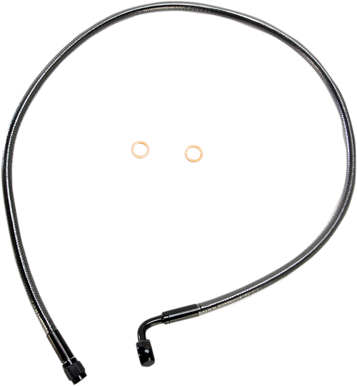 MAGNUM SHIELDING AS47232 Brake Line - 10 mm-90° - 32" - Black Pearl - 10 mm-90° 32" Black Pearl