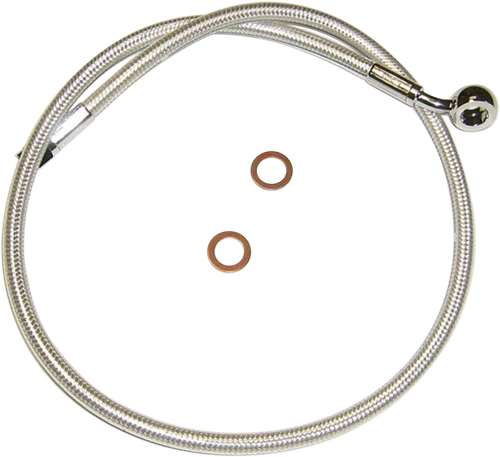 MAGNUM SHIELDING AS37123 Brake Line - 10mm-35° - 23" - Sterling Chromite II - 10mm-35° 23" Sterling Chromite II