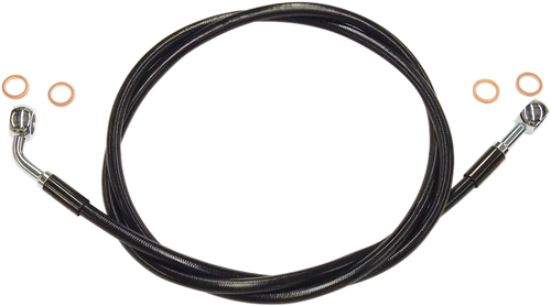 MAGNUM SHIELDING SBC0607-40 Brake Line - XR - EZ Align - Black - XR EZ Align Black