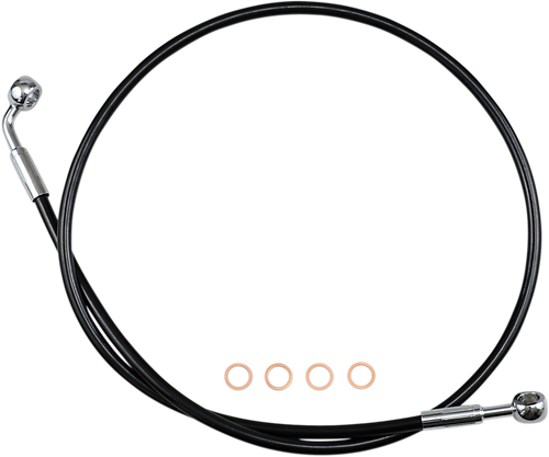 MAGNUM SHIELDING SBC0607-42 Brake Line - XR - EZ Align - Black - XR EZ Align Black