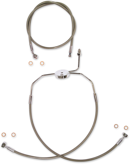 MAGNUM SHIELDING SSC1304-19 Brake Line Kit - XR - Stainless Steel - XR Stainless Steel