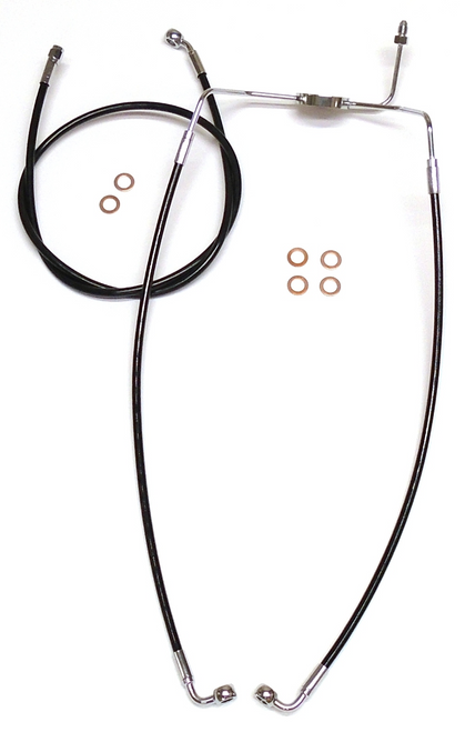 MAGNUM SHIELDING SBC1307-33 Brake Line - Front - XR - Black - Front XR Black