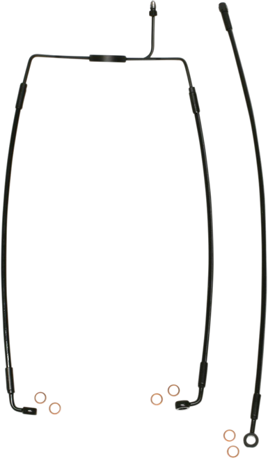 MAGNUM SHIELDING SBB1308-31 Brake Line - Front - XR - Black - Front XR Black