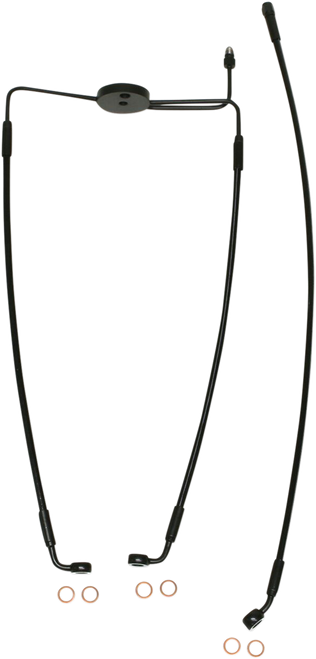 MAGNUM SHIELDING SBB1310-25 Brake Line - Front - XR - Black - Front XR Black