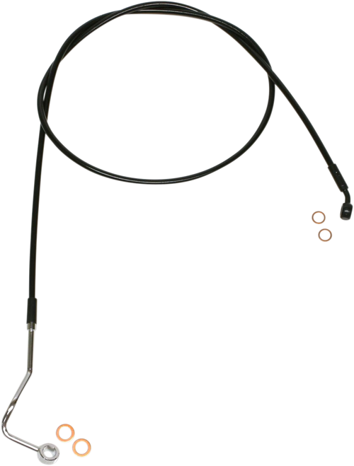 MAGNUM SHIELDING SBB1401-70 Brake Line - Upper - XR - Black - Upper XR Black