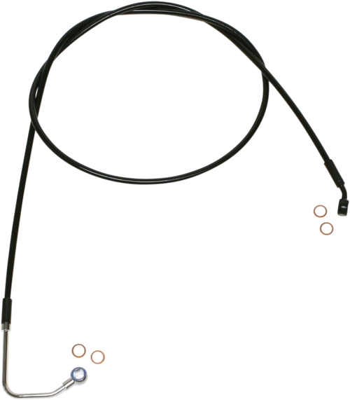 MAGNUM SHIELDING SBB1404-74 Brake Line - Upper - XR - Black - Upper XR Black