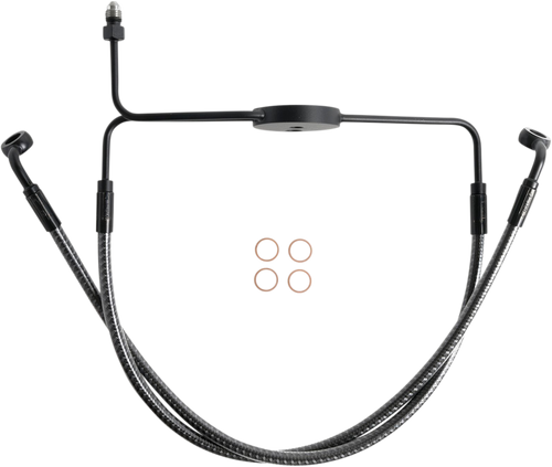 MAGNUM SHIELDING 77013 Brake Line - Lower - KARBONFIBER - Lower KARBONFIBER