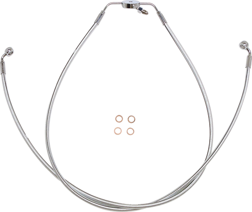 MAGNUM SHIELDING 37024 Lower Brake Line - Sterling Chromite II