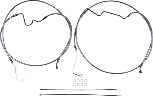 MAGNUM SHIELDING AS470162RAD Brake Line Kit - Lower - BP - +2" - 35° Radial - Lower BP +2" 35° Radial