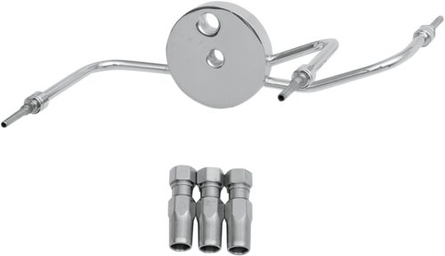 MAGNUM SHIELDING 393002 BYO Brake Tee - Narrow Glide - Chrome - Narrow Glide Chrome