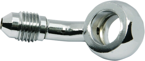 MAGNUM SHIELDING 1703-49 Banjo Fitting - 10 mm - AN3 45° - Chrome - 10 mm AN3 45° Chrome