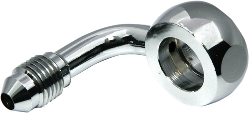 MAGNUM SHIELDING 1703-56 Banjo Fitting - 7/16" - AN3 90° - Chrome - 7/16" AN3 90° Chrome