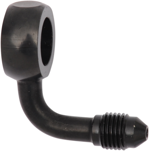 MAGNUM SHIELDING 1704-53 Banjo Fitting - 12 mm - AN3 90° - Black - 12 mm AN3 90° Black