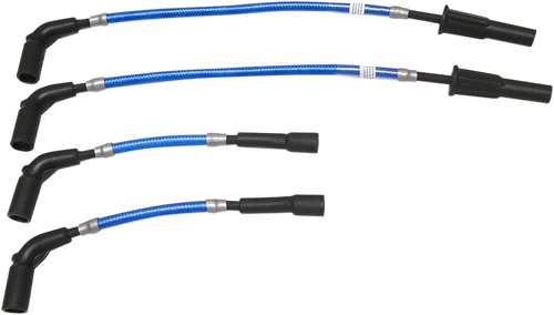 MAGNUM SHIELDING 3047B Spark Plug Wire Set - Blue - FL/FX - Blue FL/FX