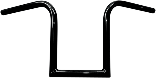 LA CHOPPERS LA-7381-10B Bourbon Handlebar - 10" - Black - 10" Black