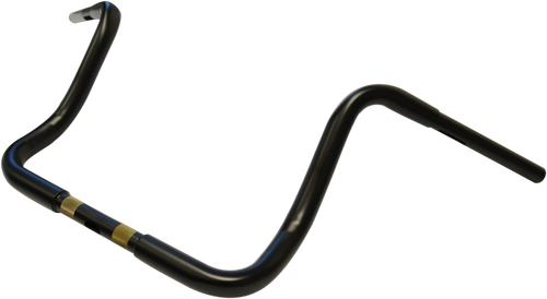 LA CHOPPERS LA-7321-12M 1-1/4" Touring Ape Hanger Handlebar - 12" - Flat Black - 12" Flat Black