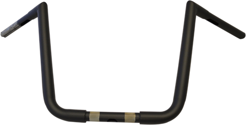 LA CHOPPERS LA-7360-13M 1-1/4" Twin Peaks Big Twin Handlebar - 13" - Flat Black - 13" Flat Black