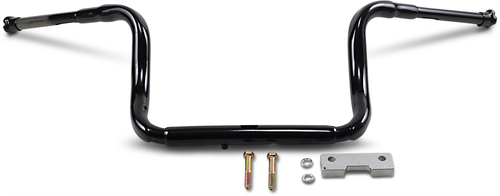 LA CHOPPERS LA-7322-12B 1-1/2" Grande Touring Ape Hanger Handlebar - 12" - Black - 12" Black