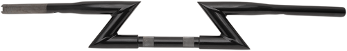 LA CHOPPERS LA-7310-00B 1-1/4" Z-Bar Style Handlebar - Outlaw - 1-1/4" - Black - Outlaw 1-1/4" Black