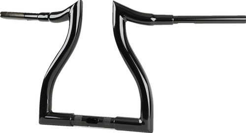 LA CHOPPERS LA-7326-12B Hammerhead Handlebar - 12" - Black - 12" Black