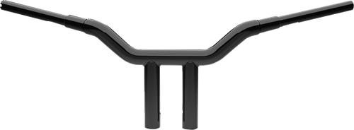 LA CHOPPERS LA-7343-10B One-Piece Kage Fighter Handlebar - 10" x 1-1/2" - Black - 10" x 1-1/2" Black