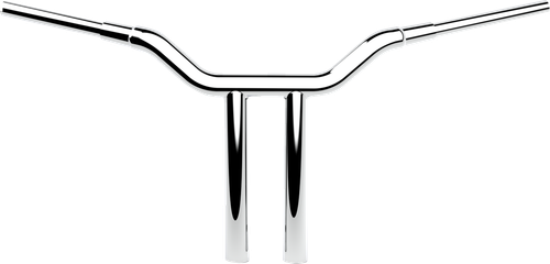 LA CHOPPERS LA-7343-14 One-Piece Kage Fighter Handlebar - 14" x 1-1/2" - Chrome - 14" x 1-1/2" Chrome