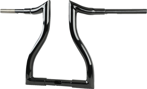 LA CHOPPERS LA-7328-14B Hammerhead Handlebar - 14" - Black - 14" Black