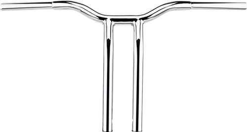 LA CHOPPERS LA-7369-14 One-Piece Kage Fighter Handlebar - Pullback - 14" x 1-1/4" - Chrome - Pullback 14" x 1-1/4" Chrome