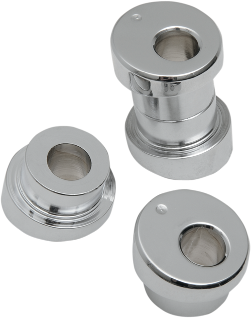 LA CHOPPERS LA-7400-10 Angled Handlebar Riser Bushing Kit - 10° - Chrome - 10° Chrome